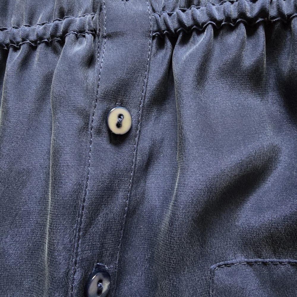 Sunshine & Shadow Navy Blouse - Picture 6 of 7